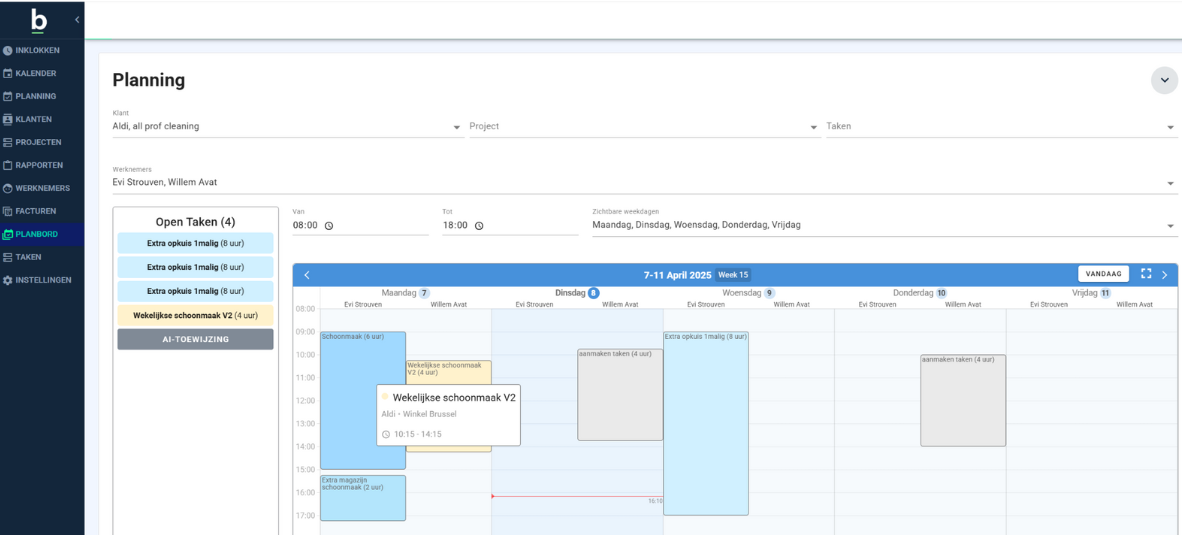 Digitale planning