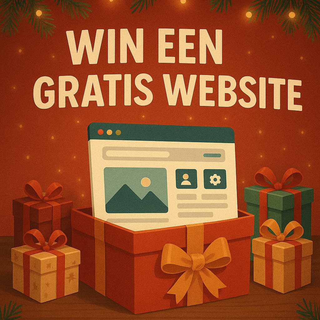 Win een gratis professionele website - Buildbase Kerst Winactie 2025
